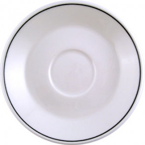 Steelite Empire Black Line Slimline Saucers 152.5mm