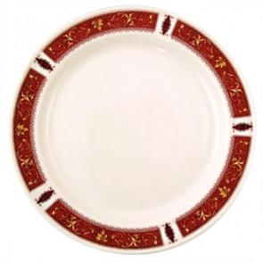 Steelite Empire Marina Red Slimline Plates 157.5mm