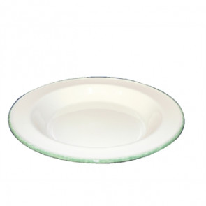 Steelite Green Dapple Soup Plate
