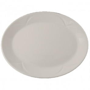 Steelite Manhattan Bianco Oval Plates 280mm