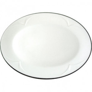 Steelite Manhattan Noir 13" Oval Plate