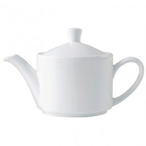Steelite Monaco White Vogue Teapots 412ml