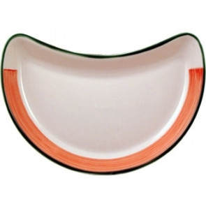 Steelite Rio Pink Crescent Salad Plate