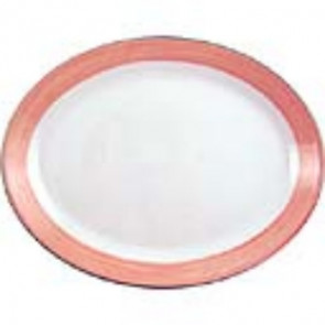 Steelite Rio Pink Oval Coupe Dishes 255mm