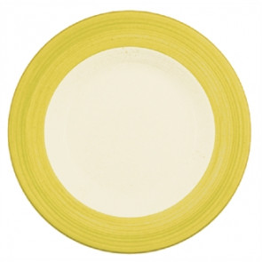 Steelite Rio Yellow Slimline Plates 255mm