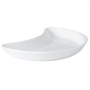 Steelite Simplicity White Crescent Salad Plate