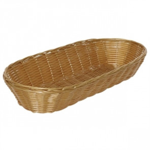 Poly Wicker Large Baguette Basket