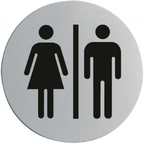 Stainless Steel Door Sign - Ladies & Gentlemen