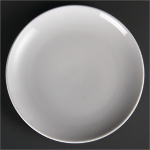 Olympia Whiteware Coupe Plates 230mm