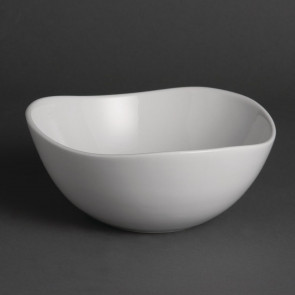 Olympia Whiteware Wavy Bowls 200mm