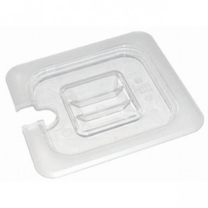 Vogue Polycarbonate 1/1 Gastronorm Lid Notched