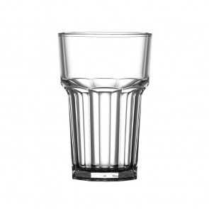 BBP Polycarbonate Nucleated American Hi Ball Glasses Half Pint CE Marked