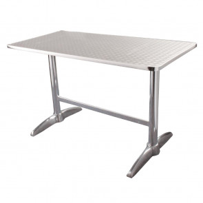 Bolero Double Pedestal Table Rectangular 600mm