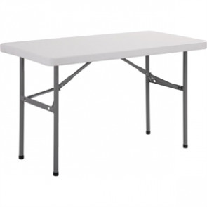 Bolero Foldaway Rectangular Utility Table 4ft