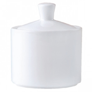 Steelite Monaco White Vogue Sugar Pots and Lids