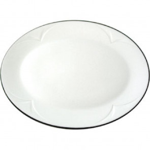 Steelite Manhattan Noir Oval Plates 202mm