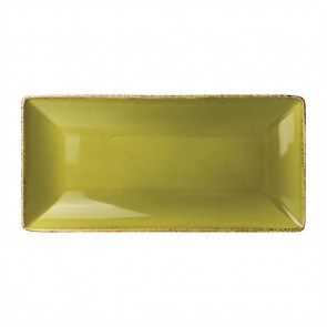 Steelite Terramesa Rectangle Plate Olive 290 x 140mm