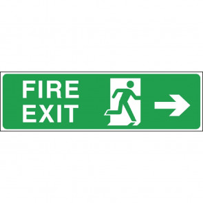 Fire Exit Arrow Right Sign