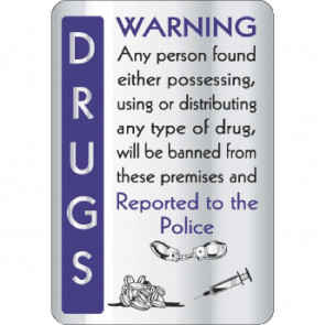 Drugs Warning Sign