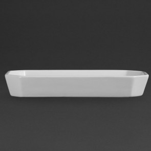 Olympia Whiteware Oblong Hors d'Oeuvre Dishes 264x 144mm