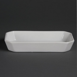 Olympia Whiteware Oblong Hors d'Oeuvre Dishes 235x 122mm