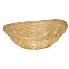 Wicker Oval Bread Basket