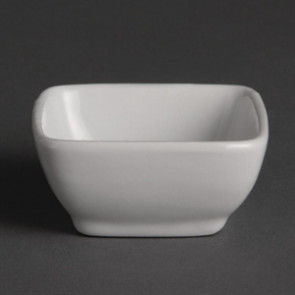 Olympia Miniature Rounded Square Dishes 60mm