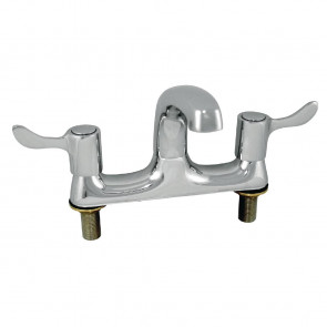 Vogue Twin Mixer Lever Deck Tap