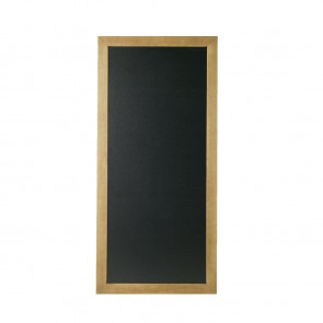Securit Rectangle Blackboard Teak 56 x 120cm