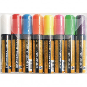 Set of 8 Illumigraph Chalk Pens Tip 7 x 15mm